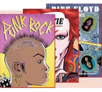 ROCK AND ROLL SET 2: DAVID BOWIE, PINK FLOYD, AND PUNK ROCK IN COMICS