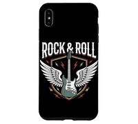 Rock and Roll Vintage Guitare électrique Heavy Metal Fans Punk Coque pour iPhone XS Max