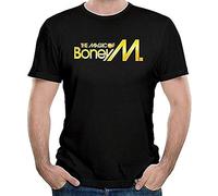 Rock Band Boney M Rasputin Rasputin Song Unique Unisex 100% Cotton Short-Sleeve T-Shirts Black XXL