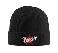 Rock Band Clash Knit Hat The Red Star Hip Hop Casquettes Femenines Hippies Bonnets Stylismes d’Automne Chapeaux de cassé Chauds et Doux