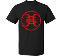 Rock Band Logo Men's Black Tee Size Heroes Del Silencio Drop Shipping T-Shirt Men Short Sleeve T Shirt Trend Manches Courtes(Large)