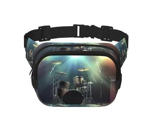 Rock Band Stage Sac banane réglable Grand sac banane de voyage Unisexe