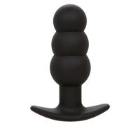 Rock Bottom Plug Anal Perlé 10 Vibrations Silicone Noir