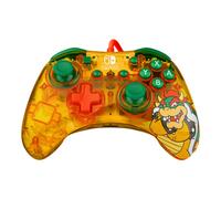 Rock Candy: Lemon Bomb Bowser Vert, Translucide, Jaune USB Manette de jeu Analogique/Numérique Nintendo Switch, Nintendo Switch Lite, Nintendo Switch OLED