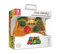Pdp Rock Candy Filaire Gaming Switch Pro Manette - Official License Nintendo - Oled / Lite Compatible - Compact, durable Travel Manette - Bowser