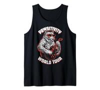 Rock Cat Jouant de la Guitare électrique Funny Guitarist World Tour Débardeur