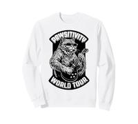 Rock Cat Jouant de la Guitare électrique Funny Guitarist World Tour Sweatshirt