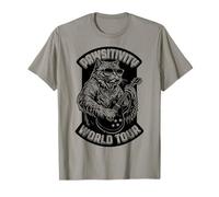 Rock Cat Jouant de la Guitare électrique Funny Guitarist World Tour T-Shirt