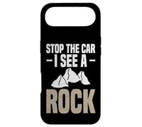 Rock Climber Geologist Humour Stop The Car I See a Rock Coque pour iPhone Air