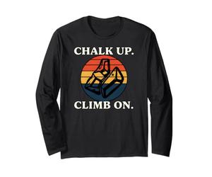 Rock Climbing Bouldering Chalk Up Climb on Retro Sunset Manche Longue