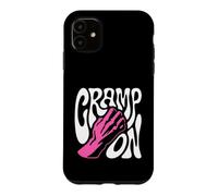 Rock Climbing Cramp on Bouldering Climber Pun Coque pour iPhone 11