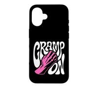 Rock Climbing Cramp on Bouldering Climber Pun Coque pour iPhone 16