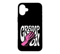 Rock Climbing Cramp on Bouldering Climber Pun Coque pour iPhone 16 Plus