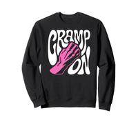 Rock Climbing Cramp on Bouldering Climber Pun Sweatshirt
