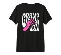 Rock Climbing Cramp on Bouldering Climber Pun T-Shirt Haut de Gamme
