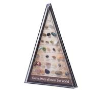 Rock Collection for Kids - Ensemble éducatif minéral 36 pièces | Boîte de Collection minérale avec spécimens de Naturel Pierres polies pour l'apprentissage des STEM, l'éducation Scientifique