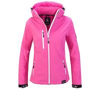 Rock Creek D-412 Veste softshell coupe-vent pour femme - Rose - XXX-Large