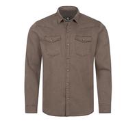 Rock Creek H-339 Chemise en jean pour homme, marron, M