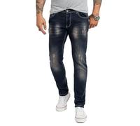 Rock Creek M21 Pantalon en jean stretch pour homme Coupe basique ajustée Taille W29 à W40, 36W x 32L