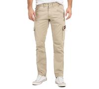 Rock Creek Pantalon cargo H-398 pour homme, beige, 44W / 32L