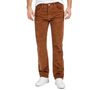 Rock Creek Pantalon en velours côtelé pour homme, coupe droite H-399