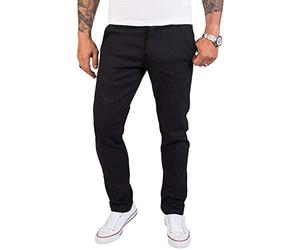 Rock Creek RC-21-54 Pantalon chino coupe slim pour homme, Noir , 40W x 34L