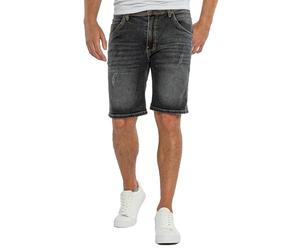 Rock Creek Short en jean stretch H-381 pour homme, gris, 40W