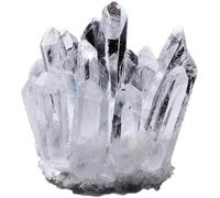 Rock Crystal Quartz Clear,Raw Stone, White Rough Gemstone for Lovers Beginners Collectors,400G Gemstone Stone