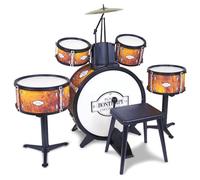 Bontempi | beatmaster Pro : Batterie pour Petits avec Sons Réalistes et Beaucoup de Plaisir, Orange, 850x650x680 mm
