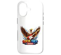 Rock Eagle Guitare Musique Patriotique Freedom Design Coque pour iPhone 17