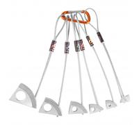 Pack coinceurs Rock Empire Abalak gris argenté (6 unités)