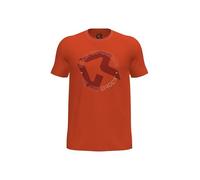 Rock Experience Dimore Degli Dei Short Sleeve T-shirt Orange 2XL Homme