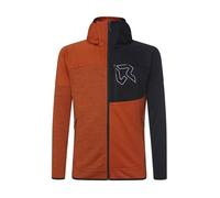 Rock Experience Homme Kobra Tunique d'allaitement, Noir/Orange Chiné, L EU
