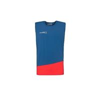 ROCK EXPERIENCE Homme Merlin Sleeveless T Shirt, 1484 Moroccan Blue+0755 High Risk Red, L EU