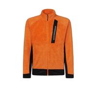 Rock Experience REMC02891-C950 Blizzard Tech Mock Neck Man Fleece Sweatshirt Homme 0615 PERSIMMON Orange+0208 Caviar XL
