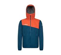 Rock Experience REMJ09421 GREAT ROOF HOODIE Jacket Unisex 1484 MOROCCAN BLUE+0630 FLAME M