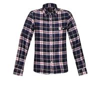 Rock Experience REMS00201 RE.CANAZEI Man T-Shirt Unisex Check Blue Nights+Ebony S