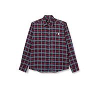 Rock Experience REMS00201 RE.CANAZEI Man T-Shirt Unisex Check Red-Blue-White L