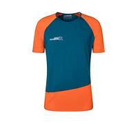 Rock Experience REMT01661 Merlin SS T-Shirt Men's 1484 Moroccan Blue+0630 Flame L