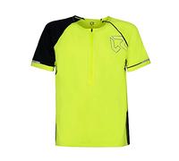 ROCK EXPERIENCE REMT01721 Daisuke SS HZ T-Shirt Men 2134 Safety Yellow+0208 Caviar L