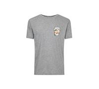 Rock Experience REMT02061 Spaghetti Lover P.1 SS T-Shirt Men's Grey Melange M