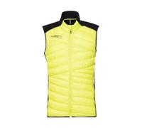 Rock Experience REMV01521-C514 LANCELOT HYBRID MAN VEST Jacket Homme 1809 SULPHUR SPRING+0208 CAVIAR L