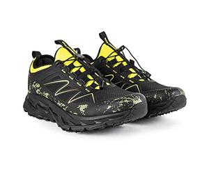 ROCK EXPERIENCE REUF00391 CROSS ROADS Hiking shoe Male 0208 Caviar + 2134 Sécurité jaune EU 46