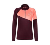 Rock Experience REWC01942-C965 Urus Woman Fleece Sweatshirt Femme 1013 Windsor Wine+0711 Desert Flower L