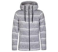 ROCK EXPERIENCE REWC01981 Berna Hoodie FZ Sweatshirt Women Grey Melange S