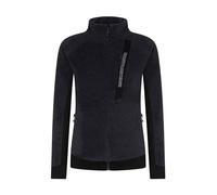 Rock Experience REWC02841-C344 Blizzard Tech Mock Neck Woman Fleece Sweatshirt Femme 1323 Ebony+0208 Caviar S