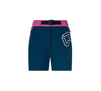 Rock Experience REWP03291 Scarlet Runner Pants Women's 1484 Moroccan Blue+0834 Super Pink S