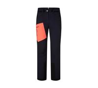 Rock Experience REWP05011-C279 Black Tower Woman Pant Pants Femme 0208(Caviar)+2151(Fiery Coral) XXL