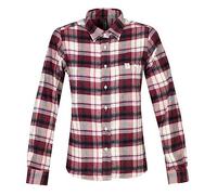 Rock Experience REWS00201 RE.CANAZEI FIT T-Shirt Unisex Check Marshmallow+ Pomegranate S