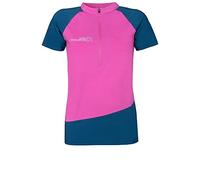 Rock Experience REWT01491 Merlin SS HZ T-Shirt Women's 0834 Super Pink+1484 Moroccan Blue M